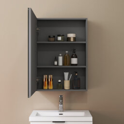 W H Wall Frameless Medicine Cabinet Mirror