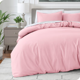 Microfiber No Pattern Duvet Cover Set