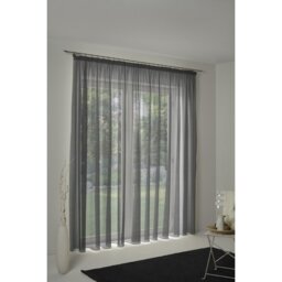 Peck Slot Top Semi Sheer Single Curtain
