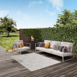 Pleione Geometric Indoor / Outdoor Area Rug