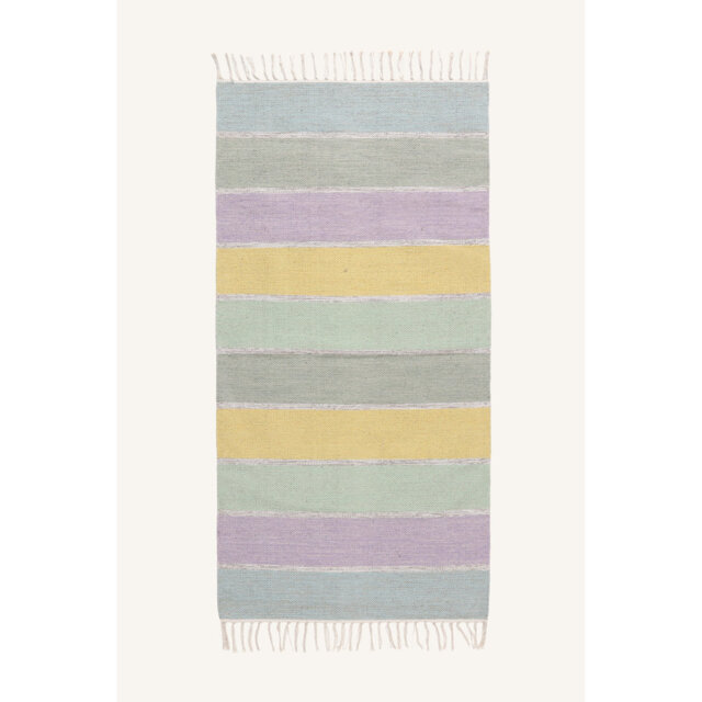 Nicut Cotton Pink/Blue Rug