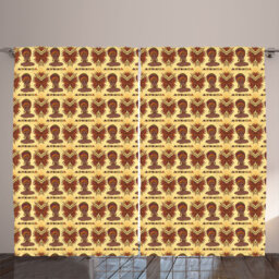 Semi Sheer Curtain Pair