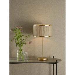 Fenella Table Lamp Gold Leaf