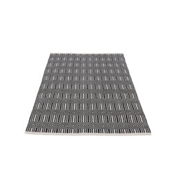 Oregan Handwoven Cotton Black Rug