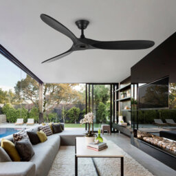 Solid Wood Ceiling Fan with  Remote