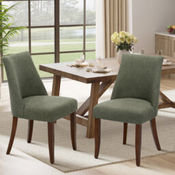 Parsons Upholstered Dining Chair Solid Wood Side Chair - Comfort & Style for Modern Homes