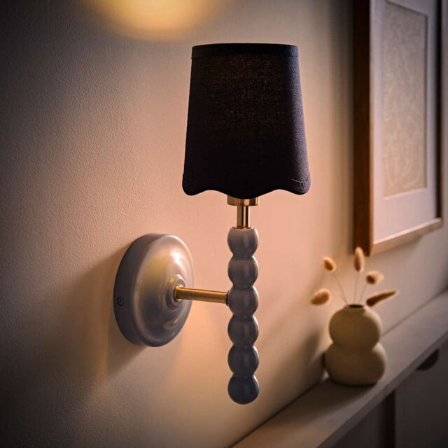 Alderic Manufactured Wood Armed Sconce