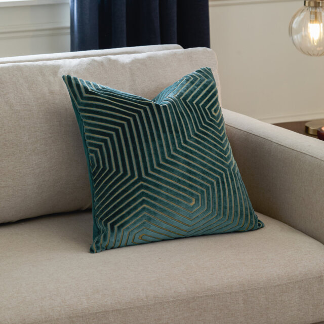 Geometric Square Cushion Cover