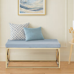 Sayyed Velvet Upholstered Bench