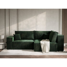 4 Seater Chenille Reclining Corner Sofa with Storage