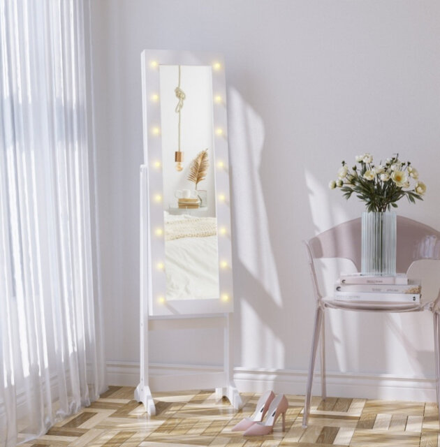 Freestanding Jewelry Armoire