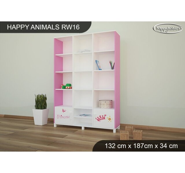187cm H X 132cm W Kids Bookcase