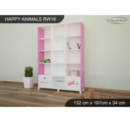 187cm H X 132cm W Kids Bookcase