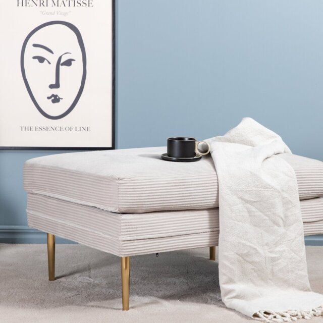 Horta 40cm Wide Square Ottoman