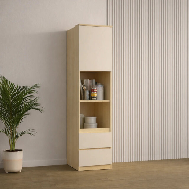 Biannca 215cm H x 45cm W Composite Bookcase