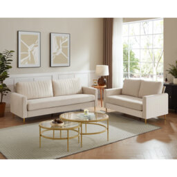 Maricopa 2 - Piece Velvet Living Room Set