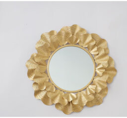 Deverel Metal Round Wall Mirror