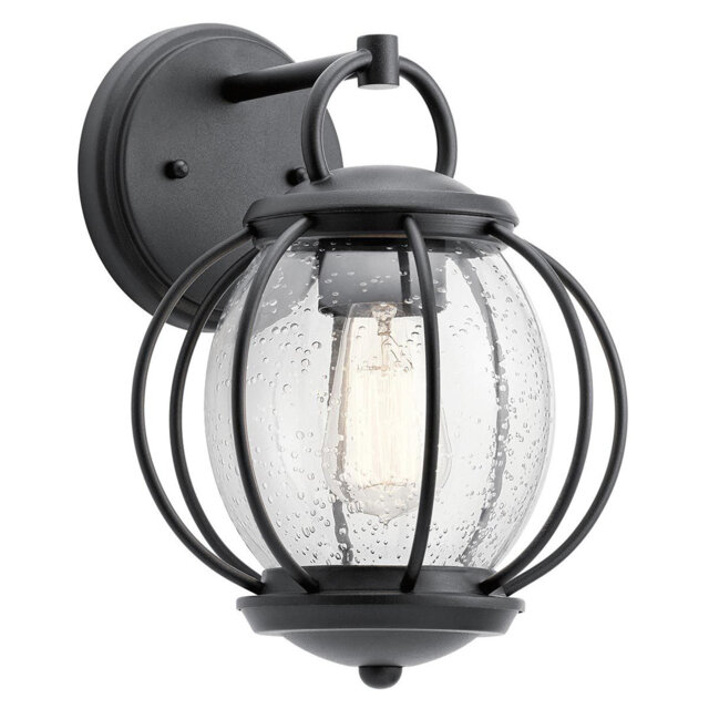 Welding Black 30.7cm H Outdoor Wall Lantern