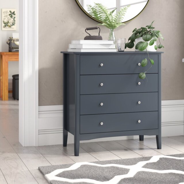 Cressida 4 Drawer Chest of Drawers, Painted Finish