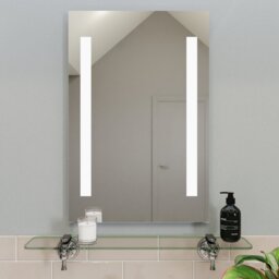 Thornton Bathroom Mirror with LED Light Strips (60H x 40W)