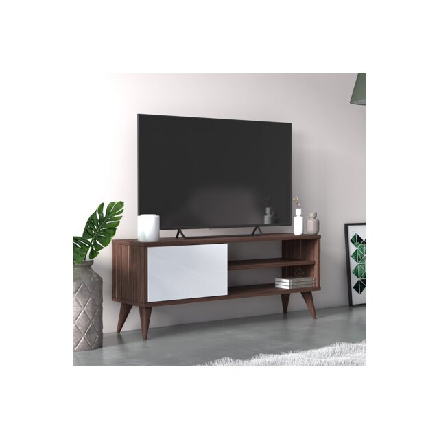 "Vere TV Stand Cabinet, Wooden TV Unit with 2 Shelves, 110 x 30 x 45 cm TV Table for TVs up to 50"""