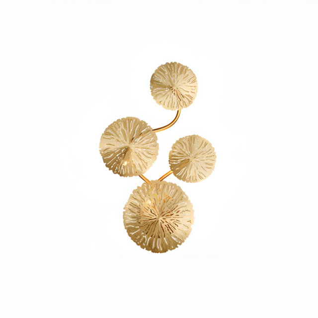 Gold Modern Wall Light Decorative Indoor Livingroom Luxurious Art Shades