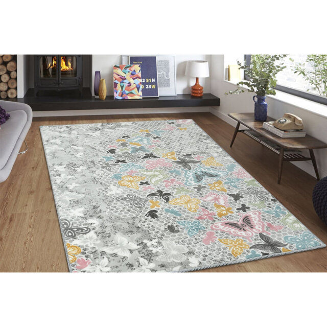 Siguna Non Slip Floor Lena Shaggy Multicolour Rug