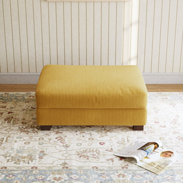 Maelina 110.5Cm Wide Rectangle Standard Ottoman