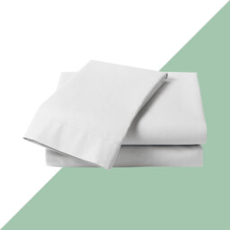 Cotton Blend Percale Fitted Sheet