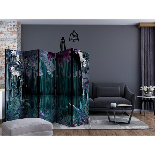 225cm W x 172cm H 5 - Panel One Sided Room Divider Folding Room Divider