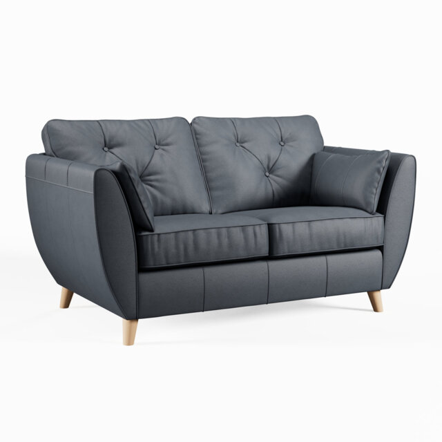 Marylin 2 Seater Leather Tufted Sofa