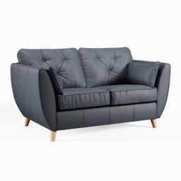 Marylin 2 Seater Leather Tufted Sofa