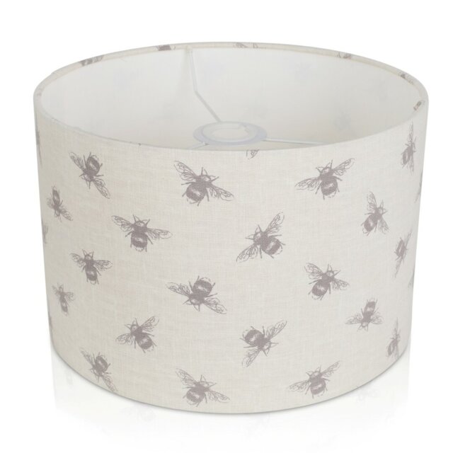 Cotton Drum Lamp Shade ( Screw On )