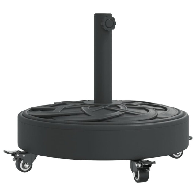 Parasol Base With Wheels For 38 / 48 Mm Poles 27 Kg Round