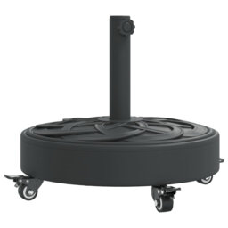 Parasol Base With Wheels For 38 / 48 Mm Poles 27 Kg Round