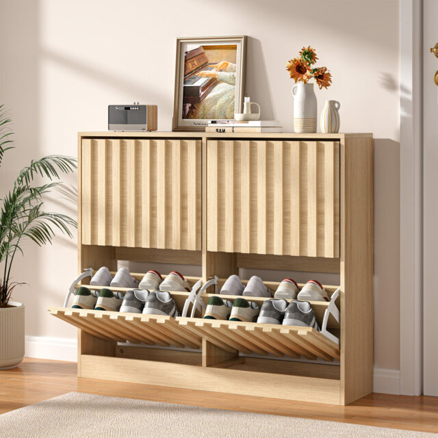 Bethena 24 Pair Flip Down Shoe Storage