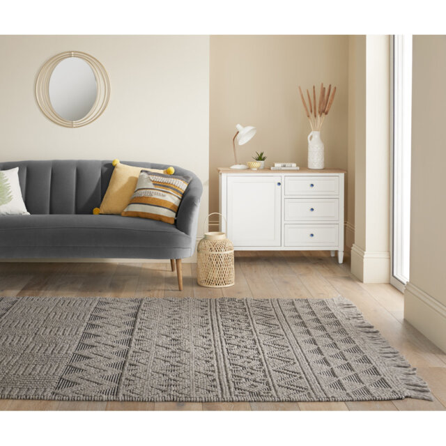 Gunhilda Moroccan Hand Woven Area Rug