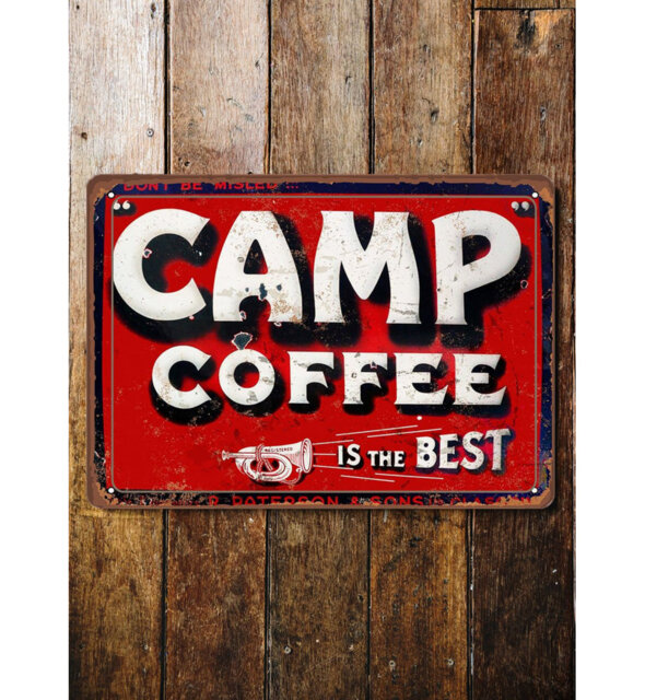 Camp Coffee Everyone One Own Business Metal Wall DÃ©cor