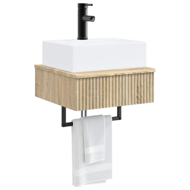Single Bathroom Vanity with Ceramic Basin