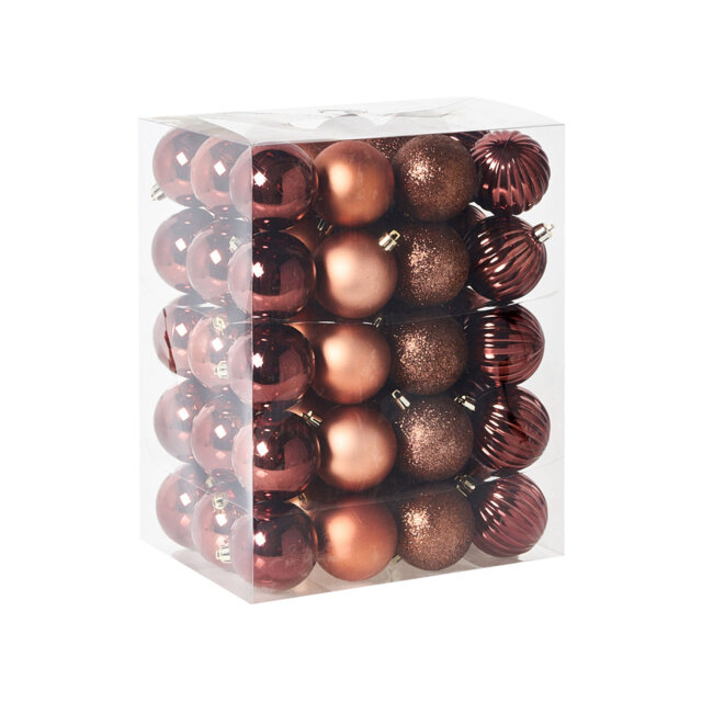 7cm Solid Colour Plastic / Acrylic Bauble
