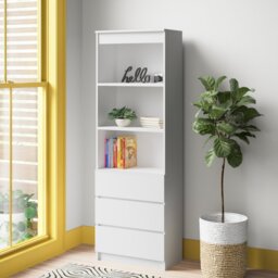 Ikin 180cm H x 60cm W Standard Bookcase