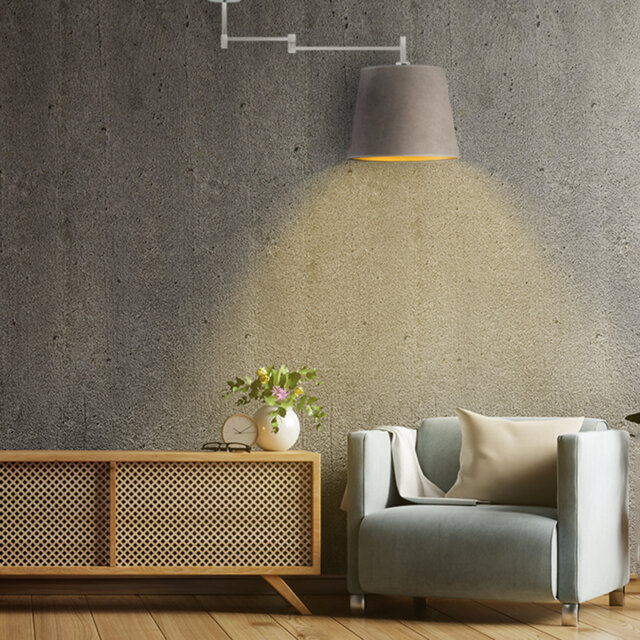Scullion Fabric Semi Flush Mount