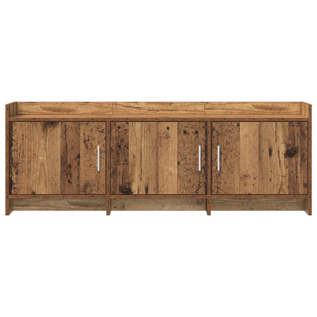 TV Cabinet with Storage with Door Engineered Wood Lowboard Living Room