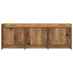 TV Cabinet with Storage with Door Engineered Wood Lowboard Living Room