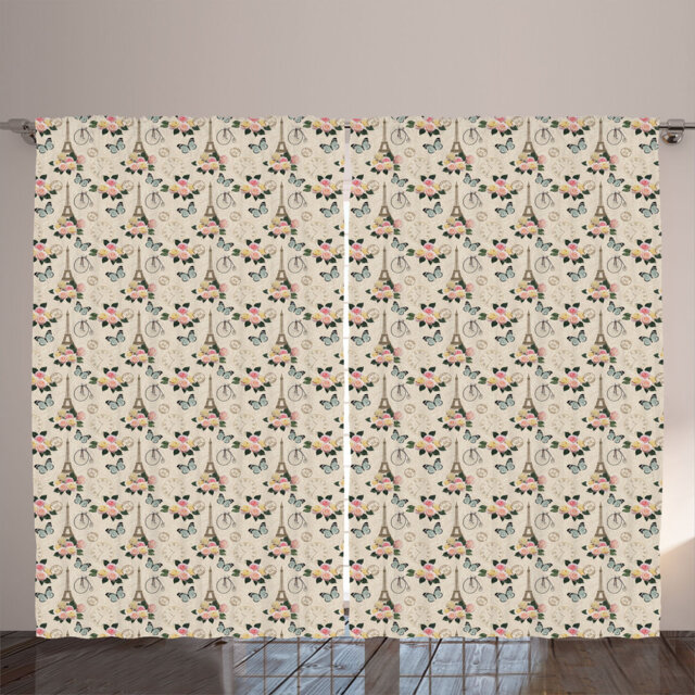 Semi Sheer Curtain Pair