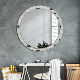 Huldar Glass Flat Wall Mirror
