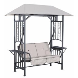 2 Seater Garden Swing Seat with Stand