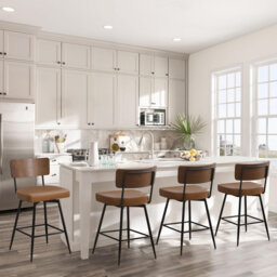 Swivel Upholstered Counter & Bar Stool
