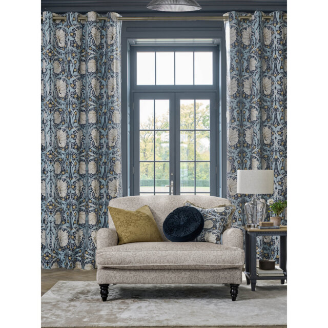 Cotton Blend Blackout Curtain Panel Pair