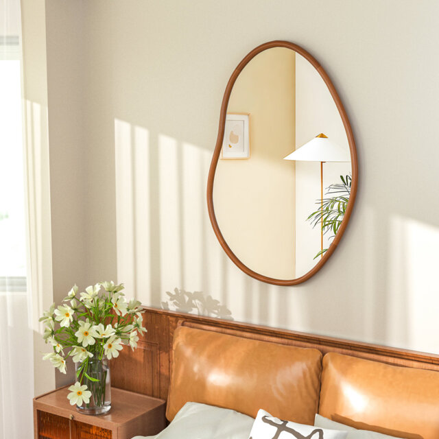 Atharva Solid Wood Novelty Mirror